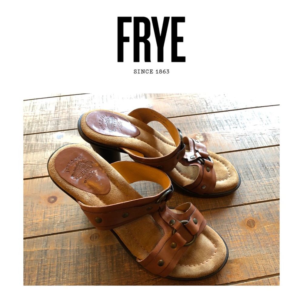 NEW!!! John A Frye Elvira Open Toe Heel Sandal